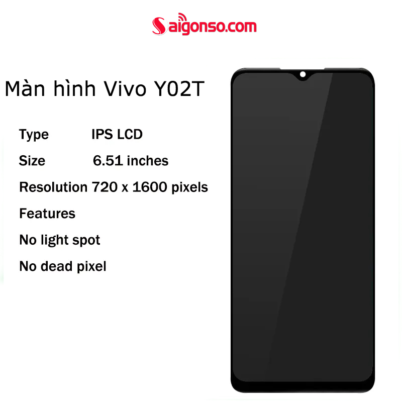 màn hình Vivo Y02T